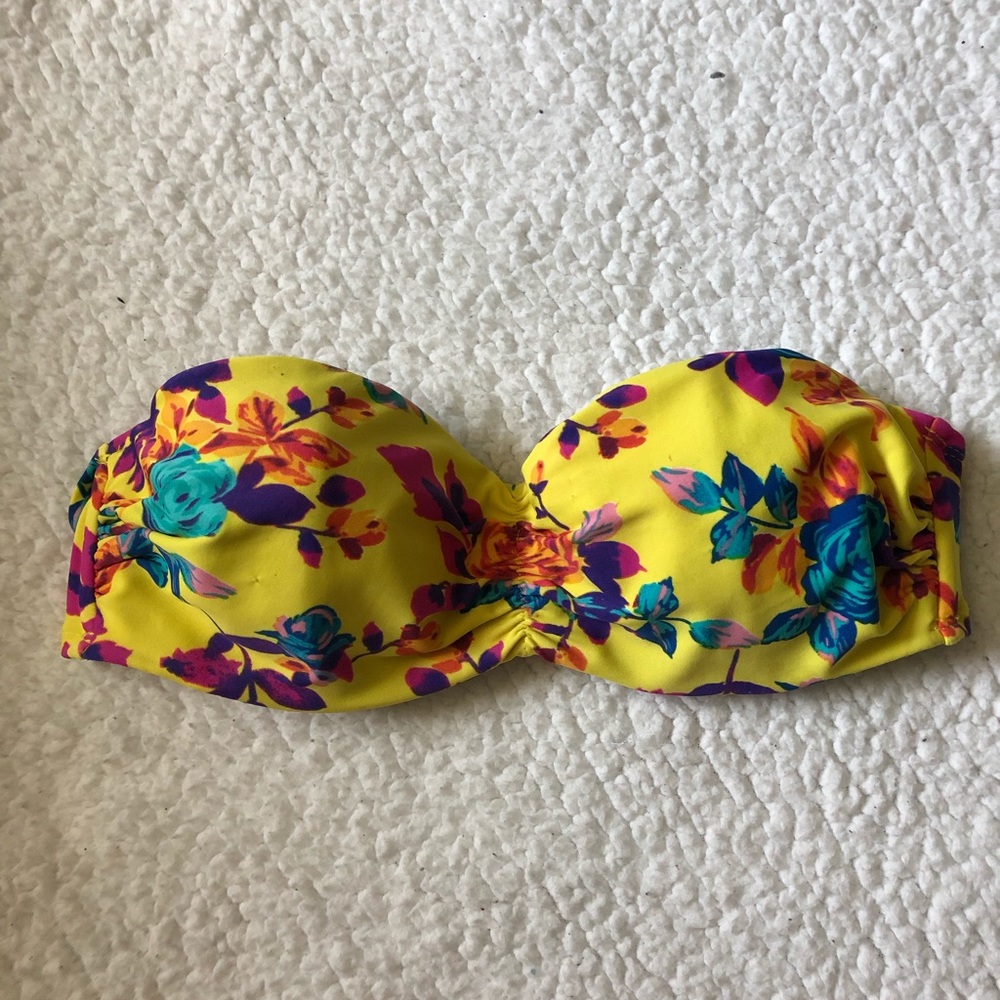 Two bathing suit tops.